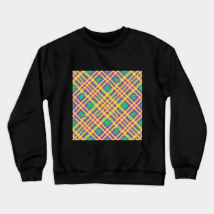 Glitchy Plaid 2 Crewneck Sweatshirt